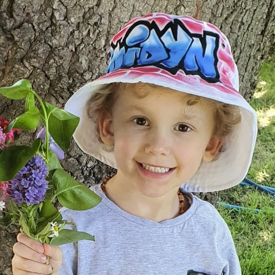 Airbrush Co. Bucket Hat With A Graffiti Name