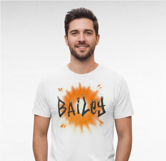 Airbrush T-shirt Name Design 004