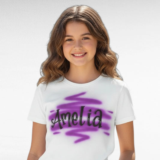 Airbrush T-shirt Name Design 001