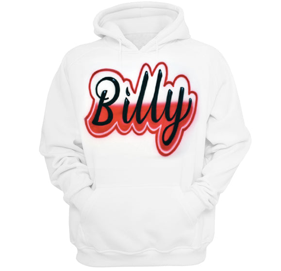 Airbrush Hoodie Name Design 002