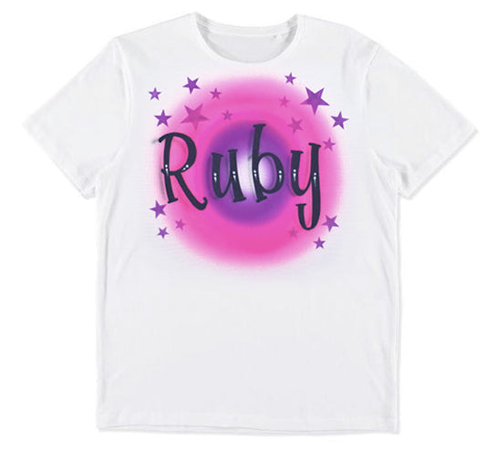 Airbrush T-shirt Name Design 009