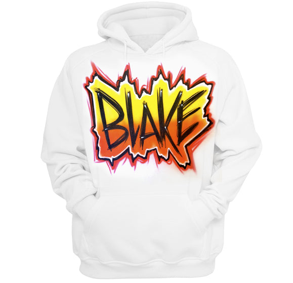 Airbrush Hoodie Name Design 010