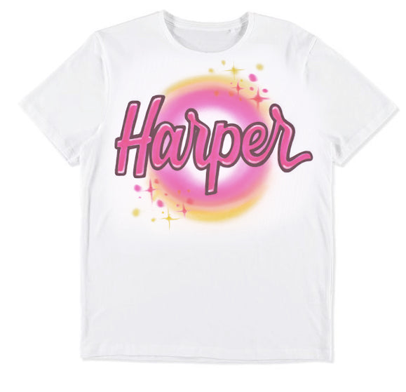 Airbrush T-shirt Name Design 018