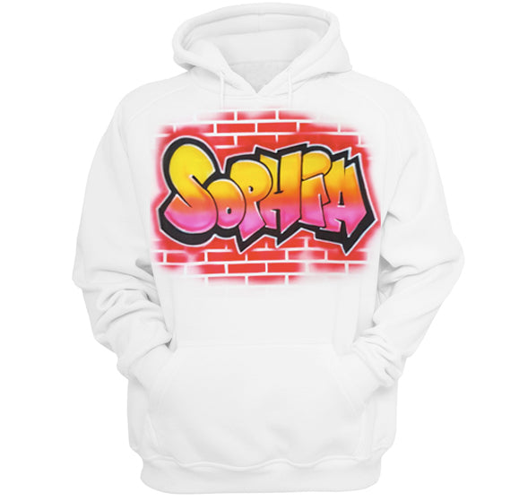 Airbrush Hoodie Name Design 024
