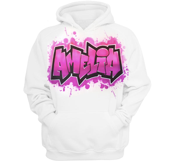 Airbrush Hoodie Name Design 021