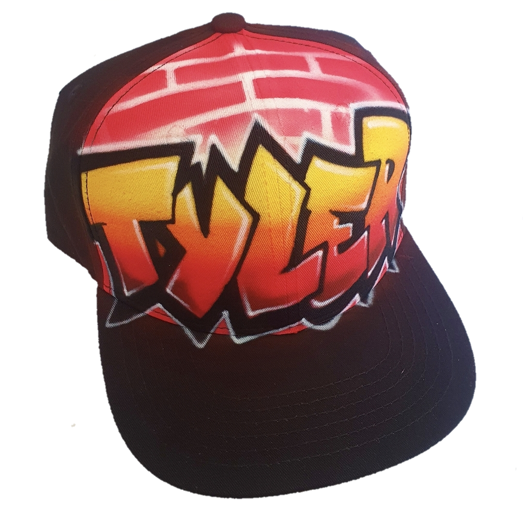 Airbrush Snapback Name Design 024