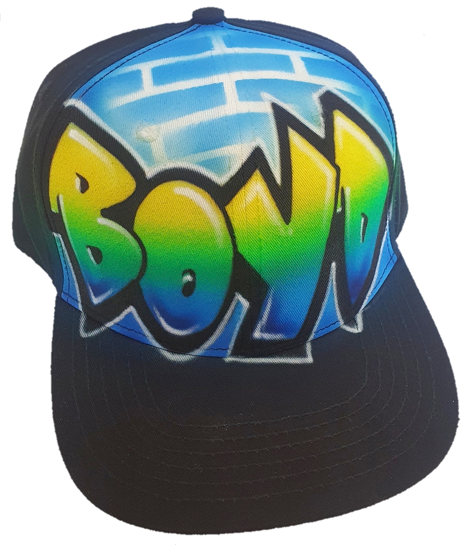 Airbrush Snapback Name Design 024