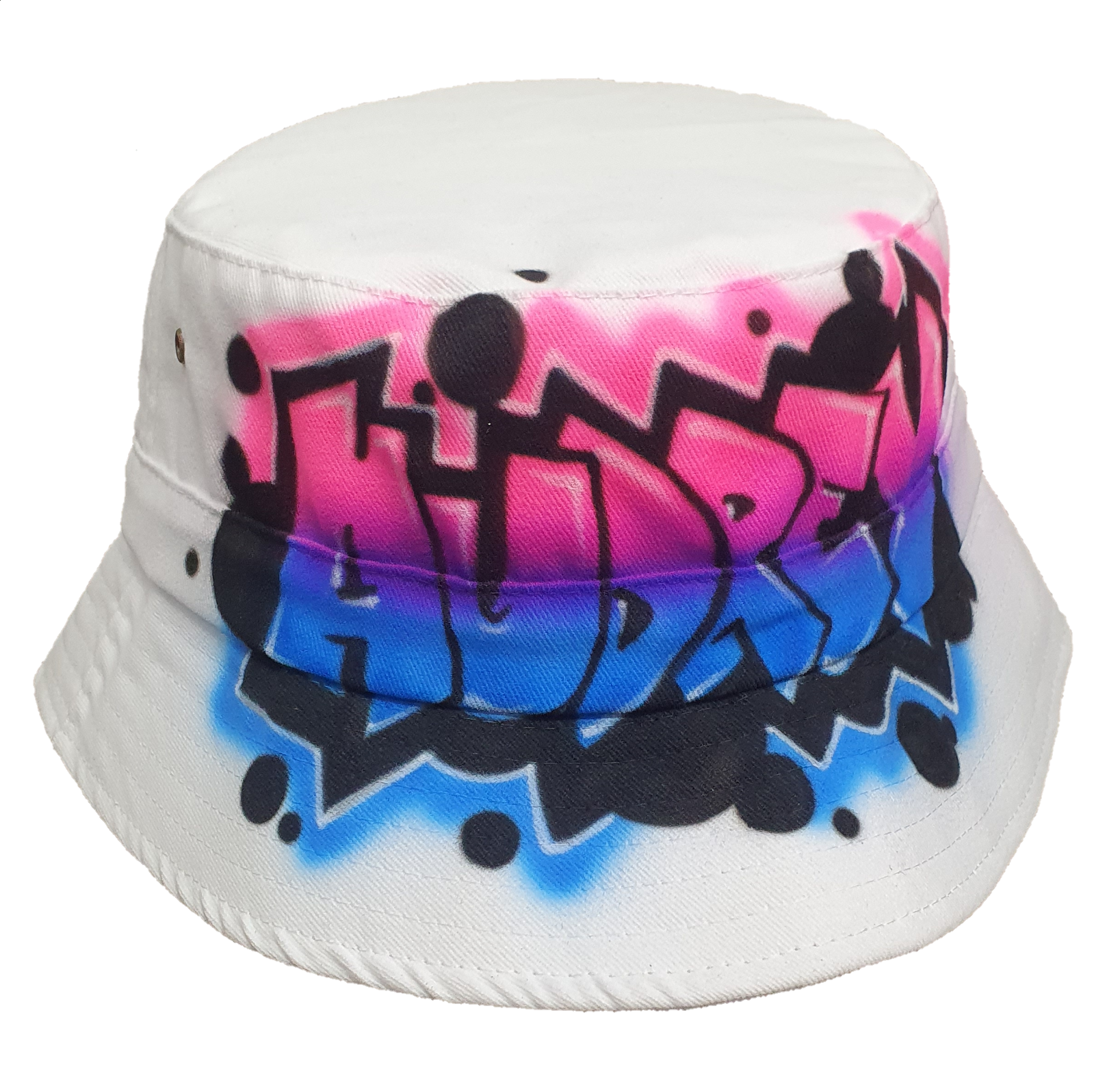 Airbrush Bucket Hat Name Design 022 – Airbrush