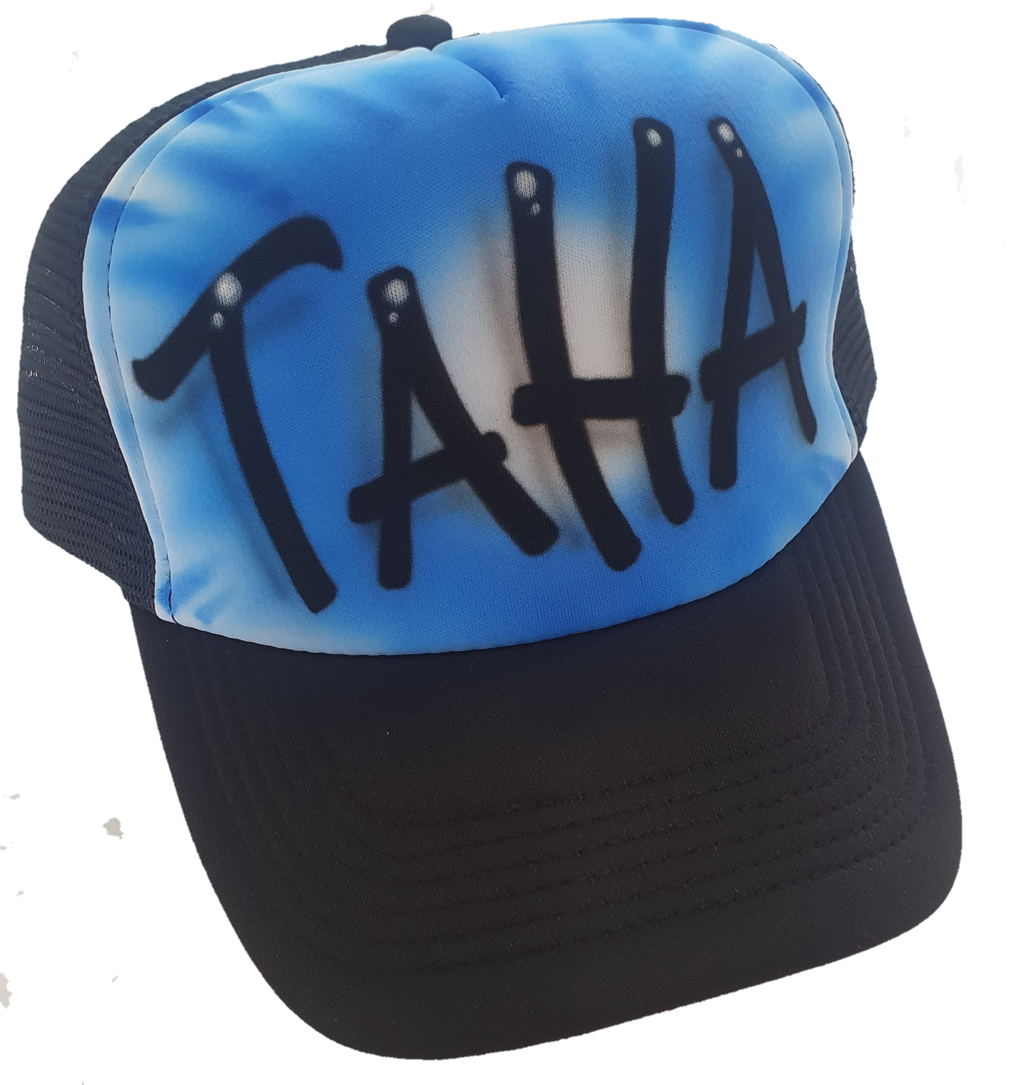 Airbrush Trucker Cap Name Design 004