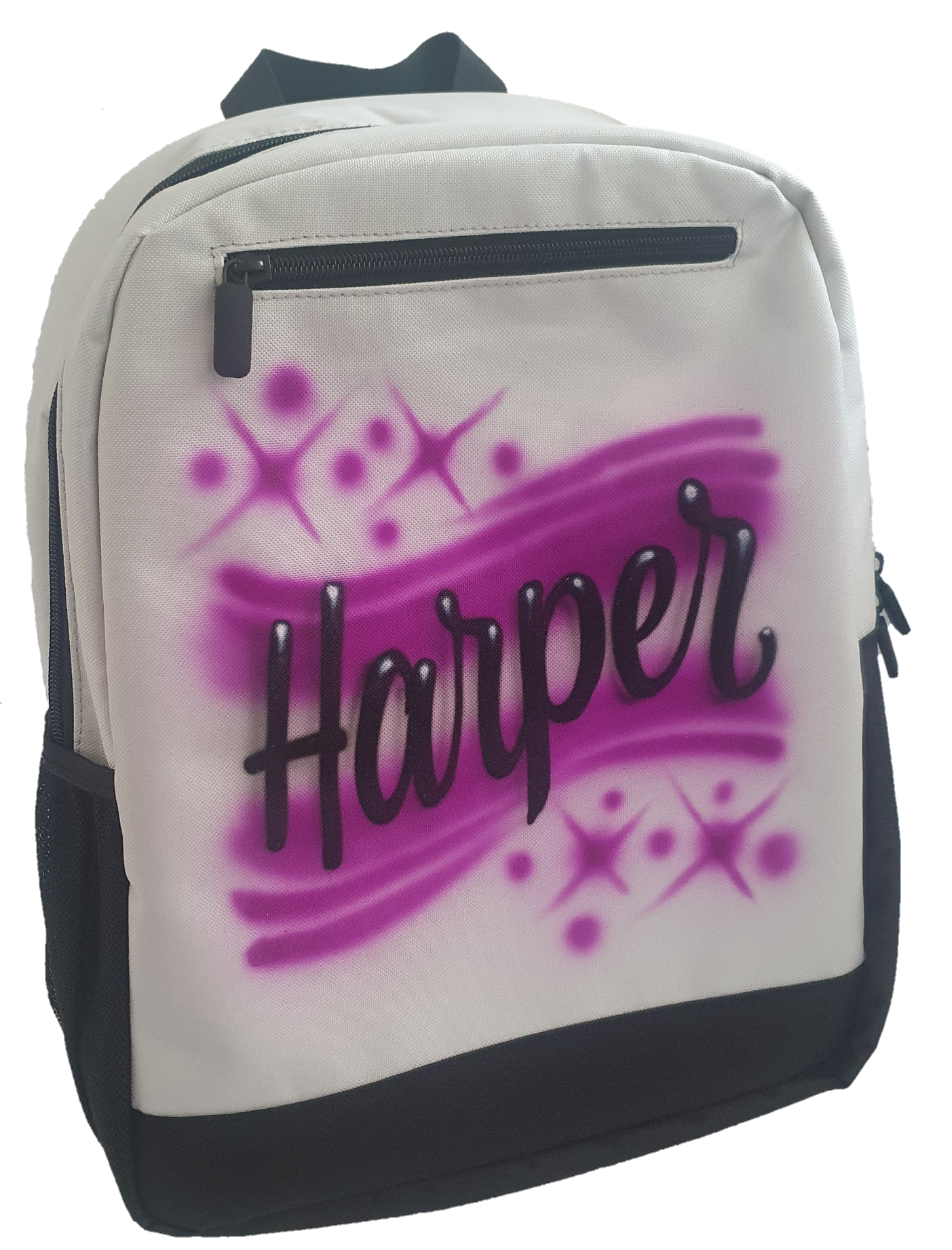 Airbrush Backpack Name Design 006