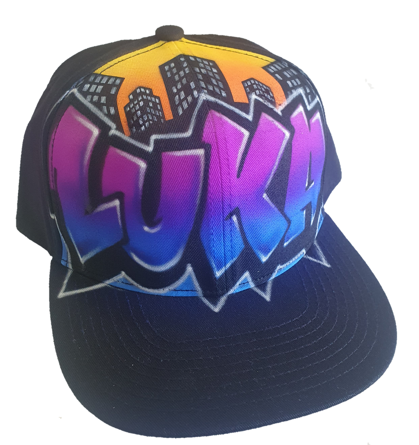 Airbrush Snapback Name Design 023
