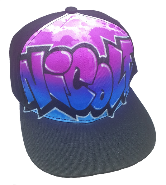 Airbrush Snapback Name Design 021