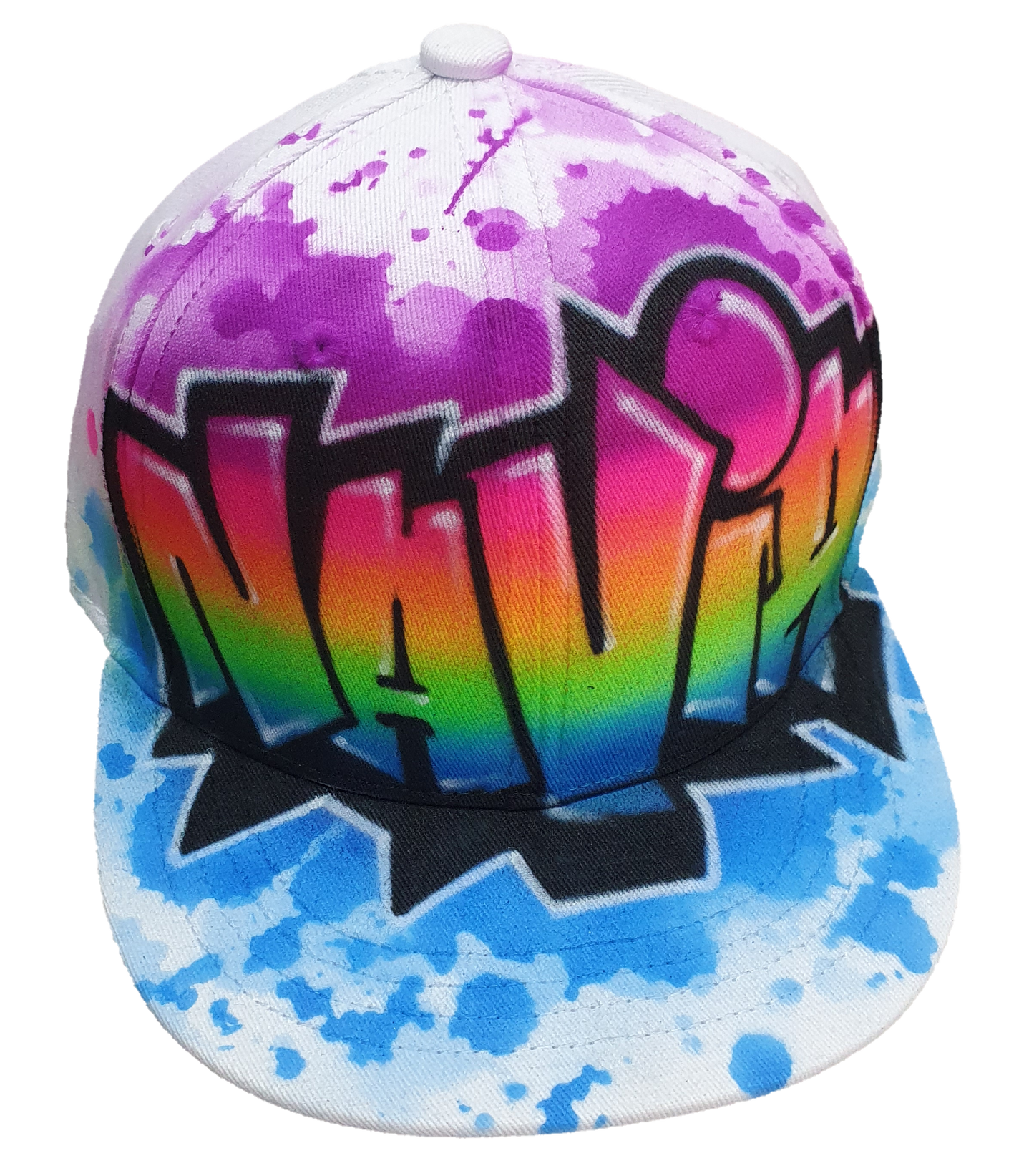Airbrush Snapback Name Design 021