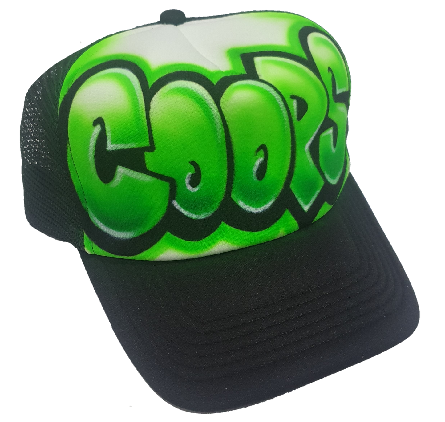 Airbrush Trucker Cap Name Design 020