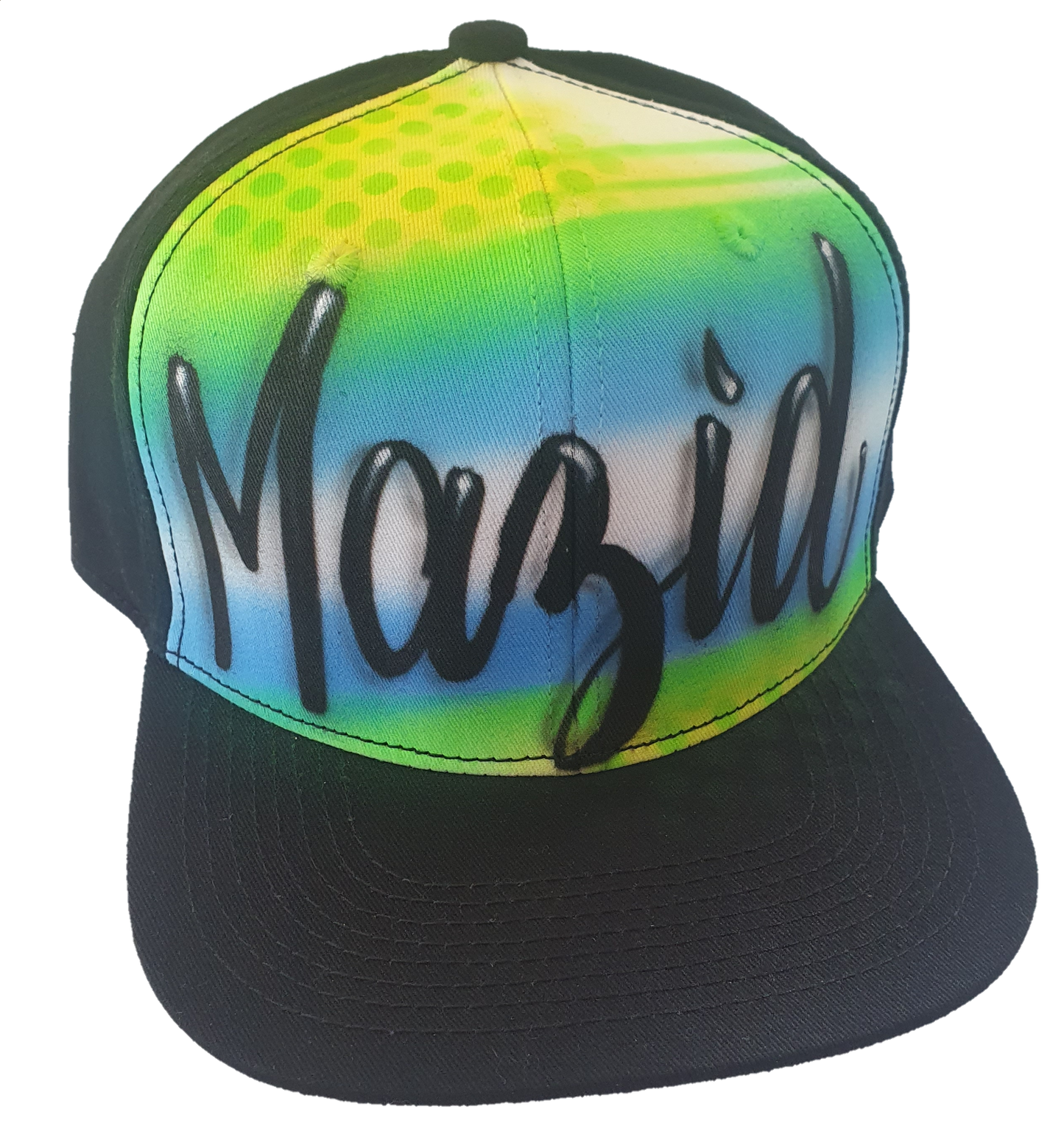 Airbrush Snapback Name Design 012