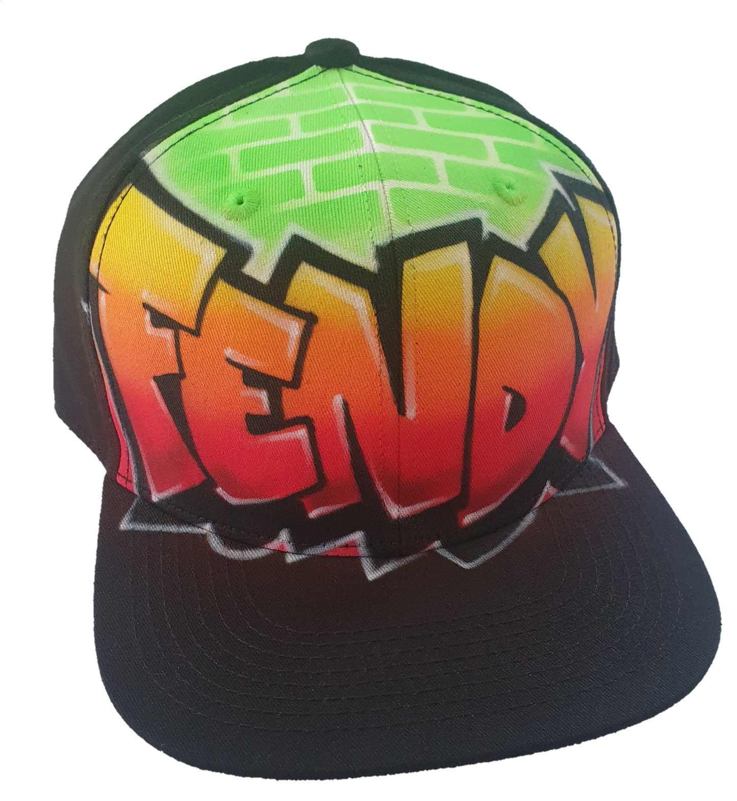 Airbrush Snapback Name Design 024