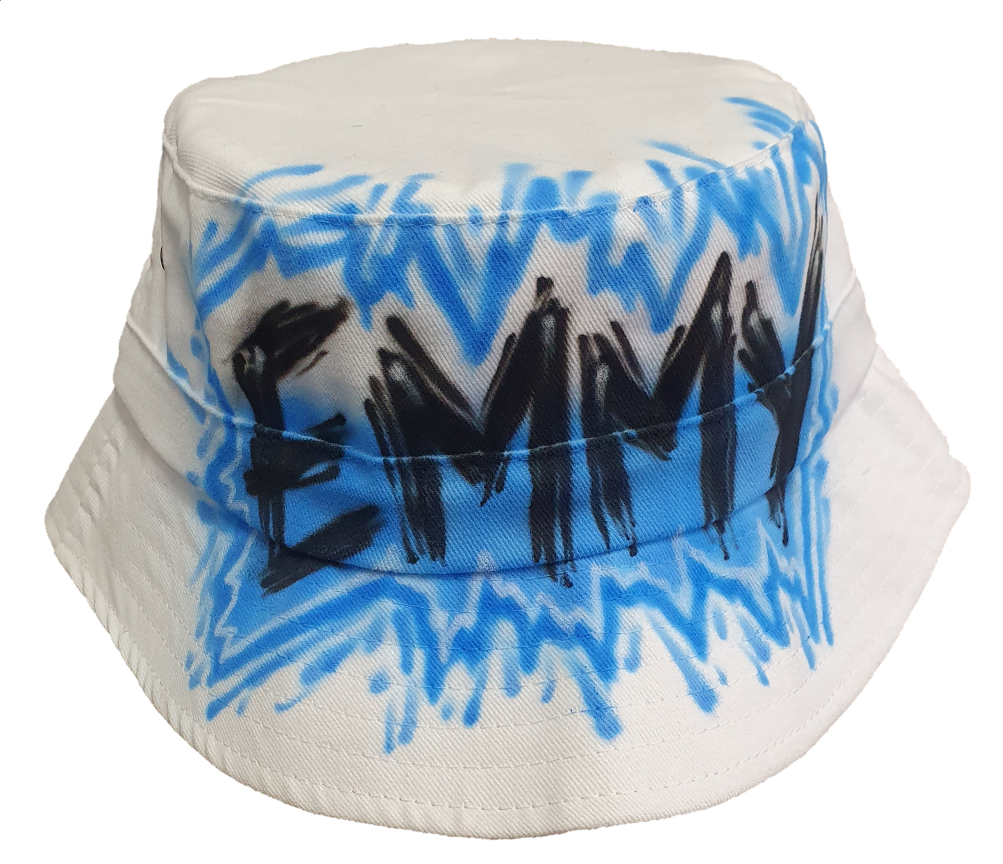 Airbrush Bucket Hat Name Design 005