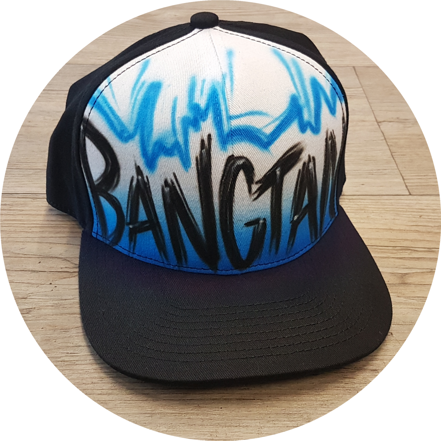Airbrush Snapback Name Design 005