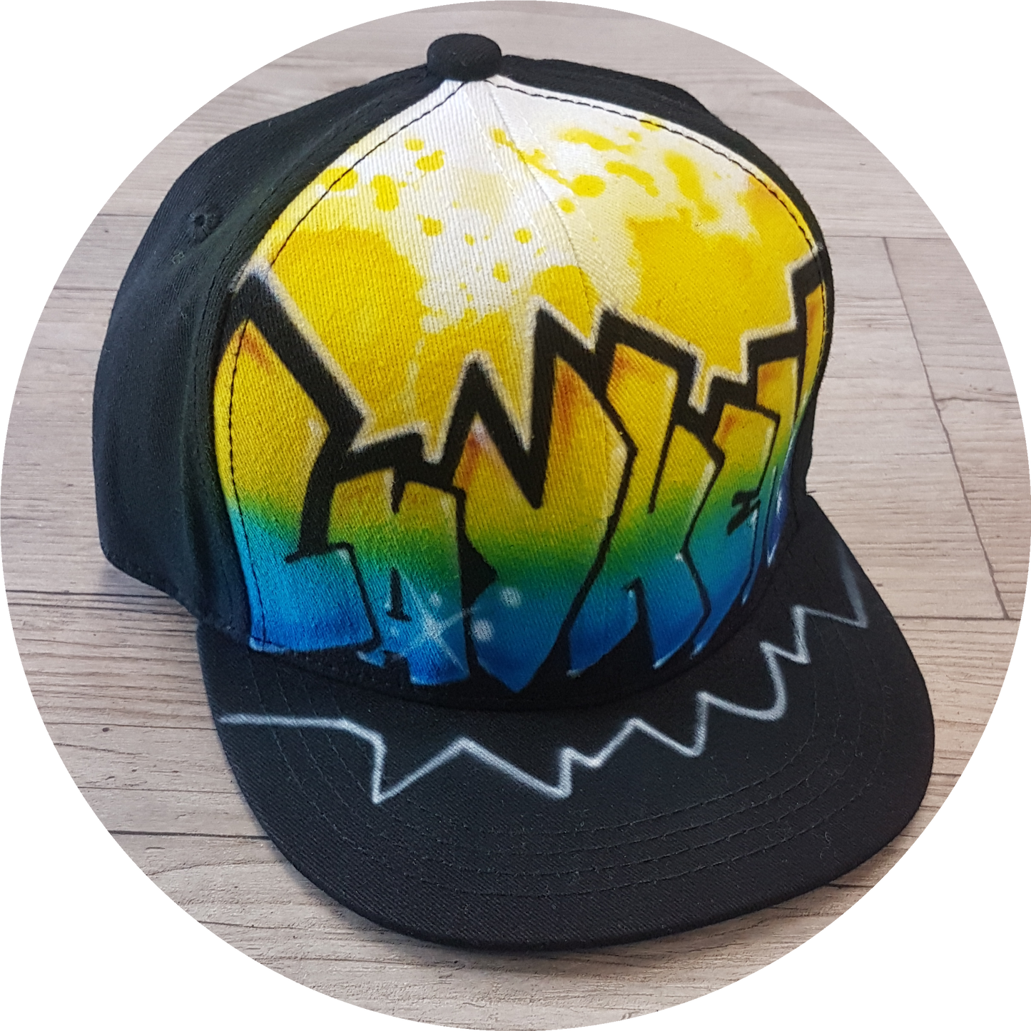 Airbrush Snapback Name Design 021