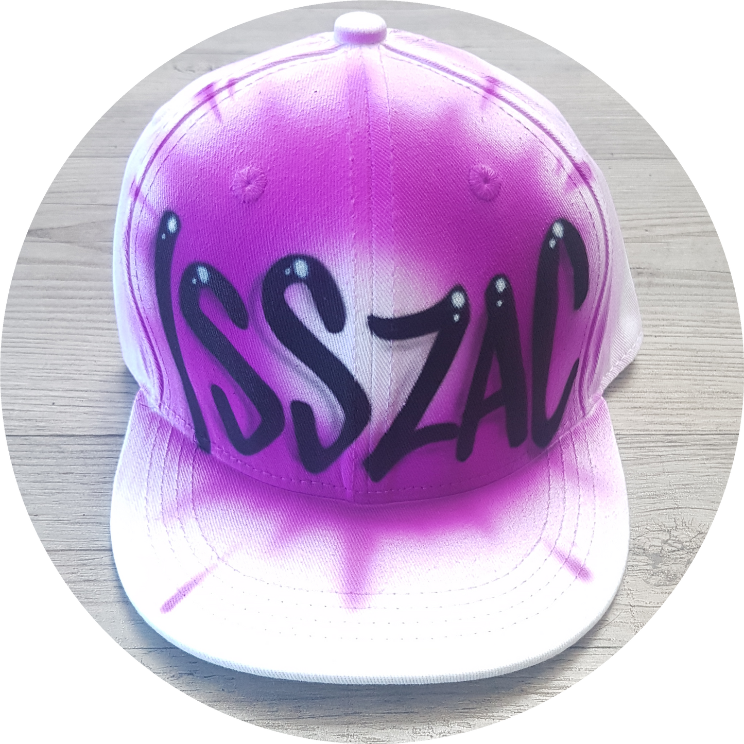 Airbrush Snapback Name Design 004