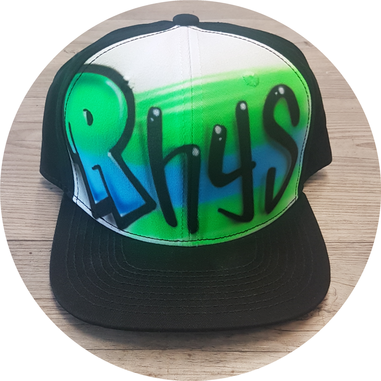 Airbrush Snapback Name Design 016