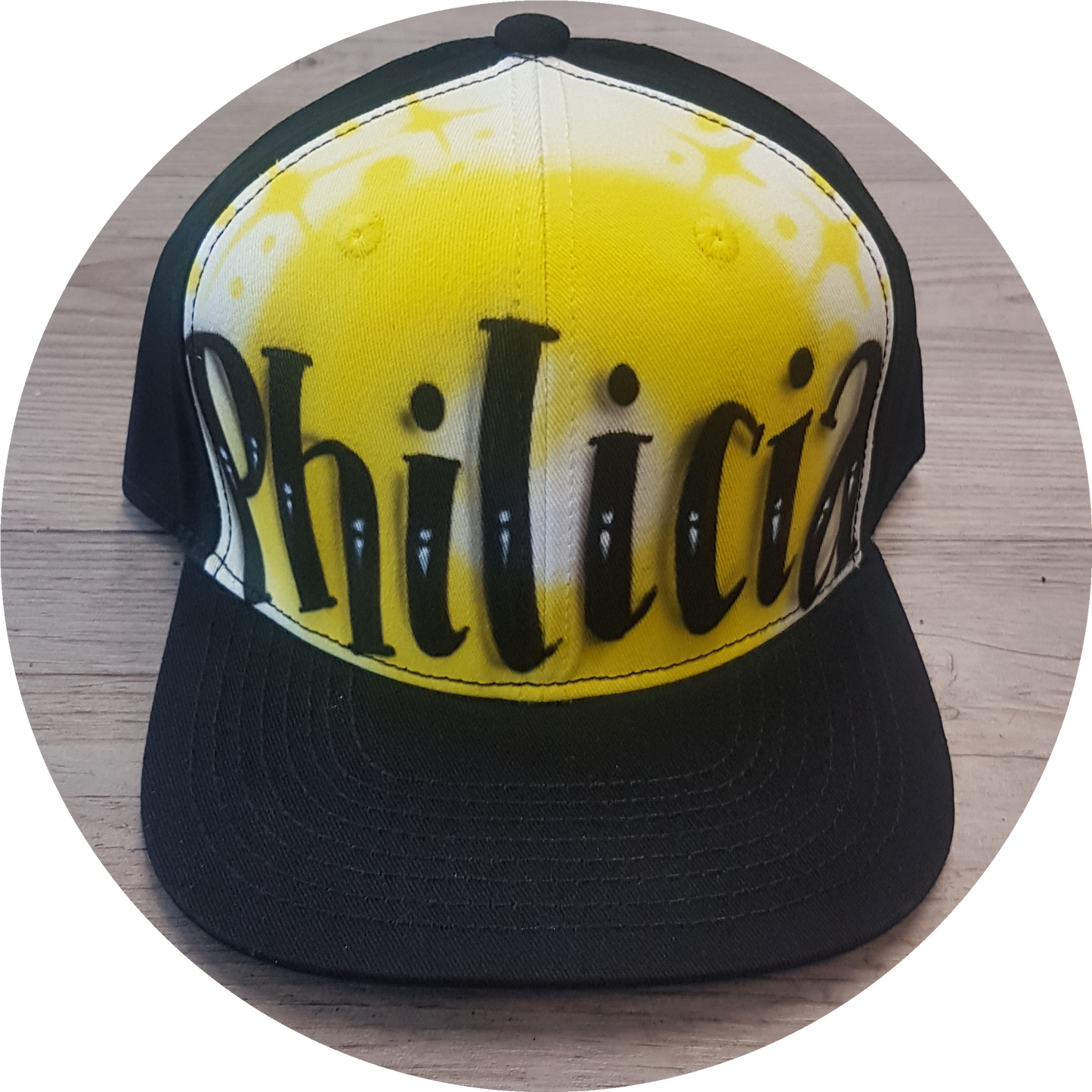 Airbrush Snapback Name Design 008