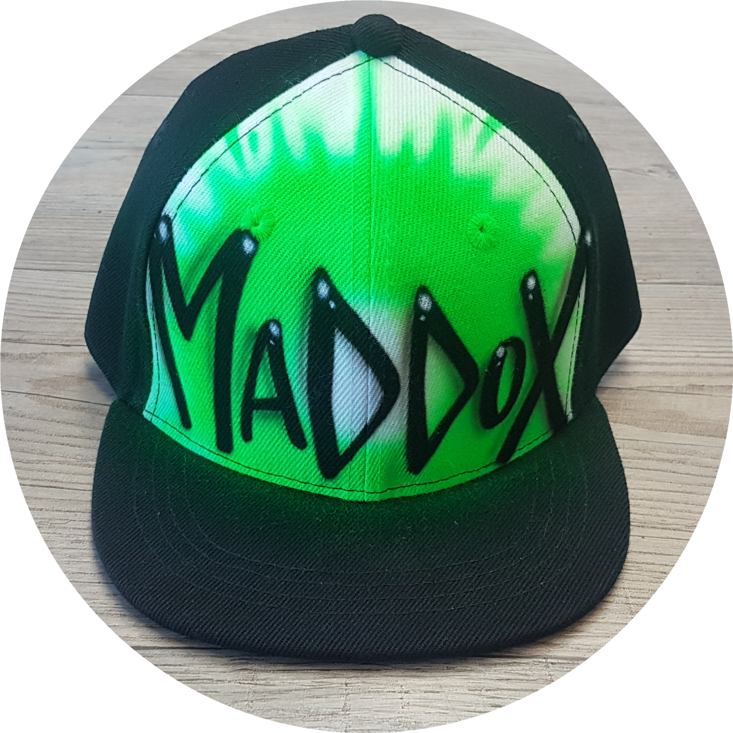 Airbrush Snapback Name Design 004