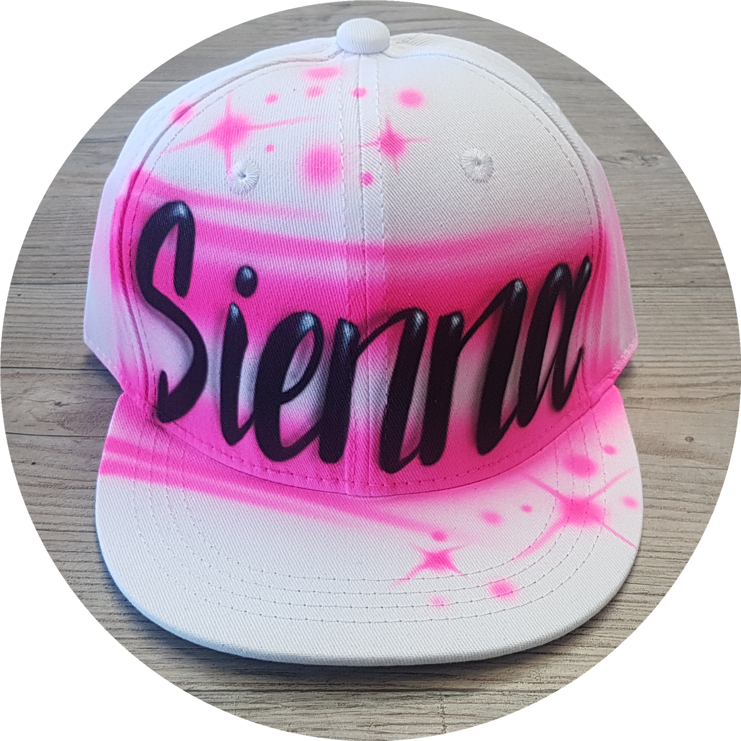 Airbrush Snapback Name Design 006