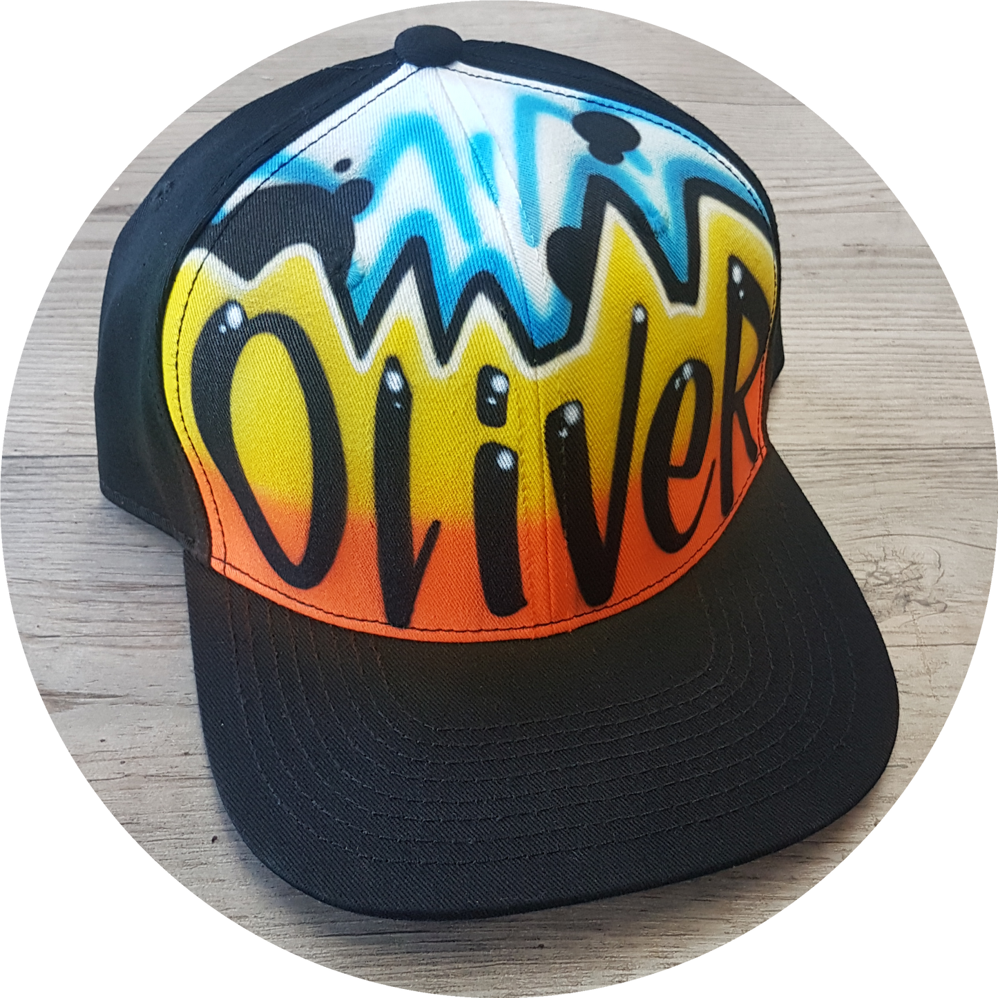 Airbrush Snapback Name Design 011