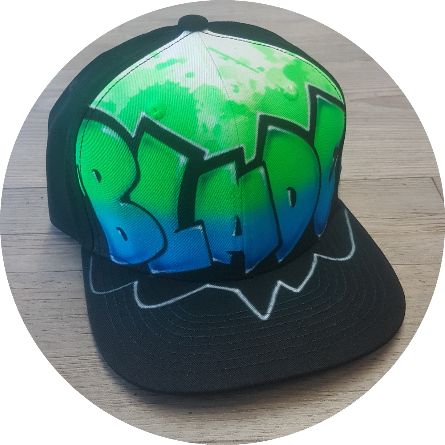 Airbrush Snapback Name Design 021