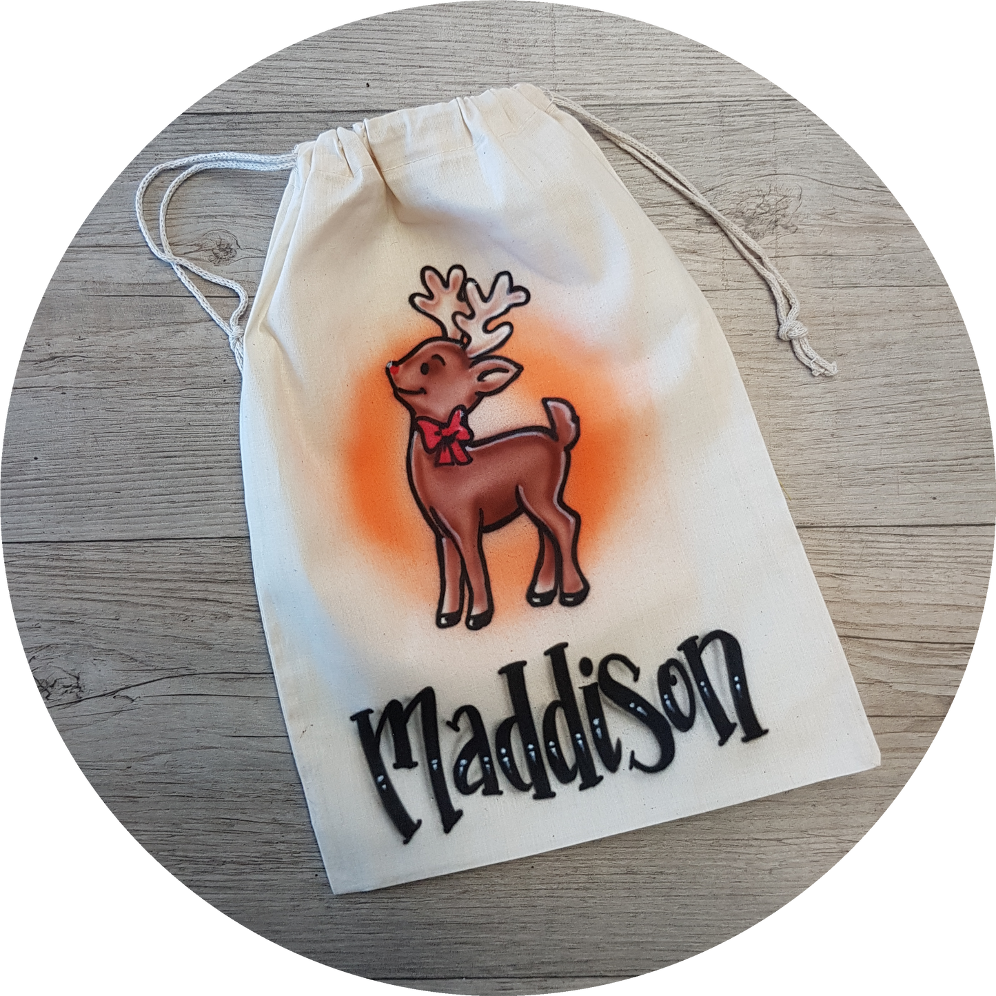 Airbrush Santa Sack 006