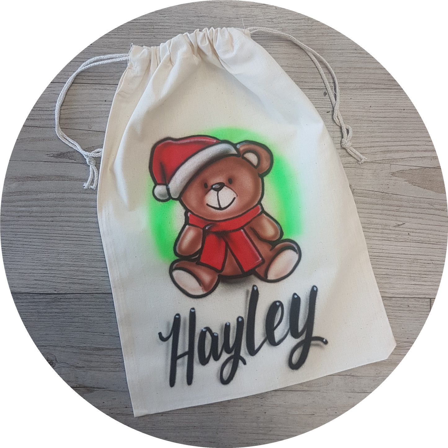 Airbrush Santa Sack 010