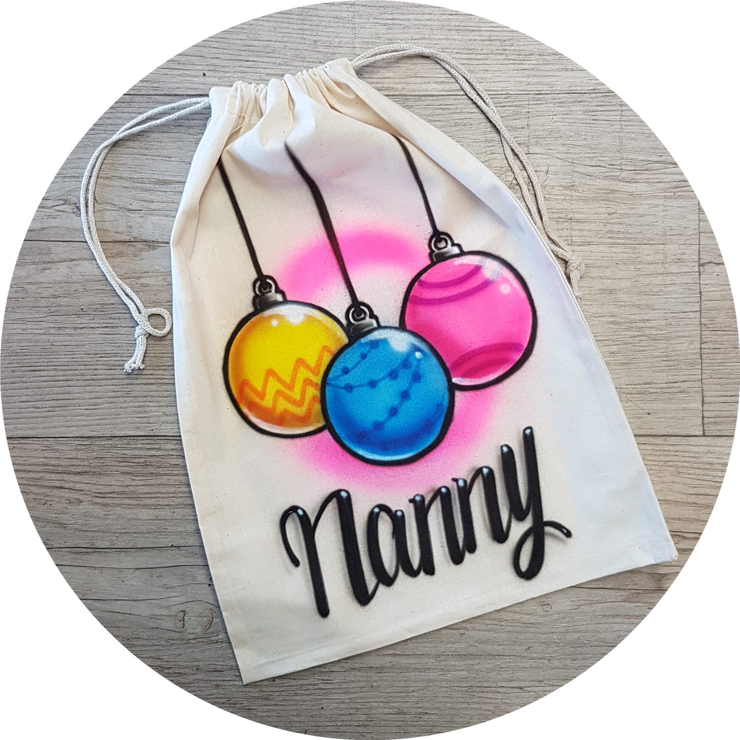 Airbrush Santa Sack 012