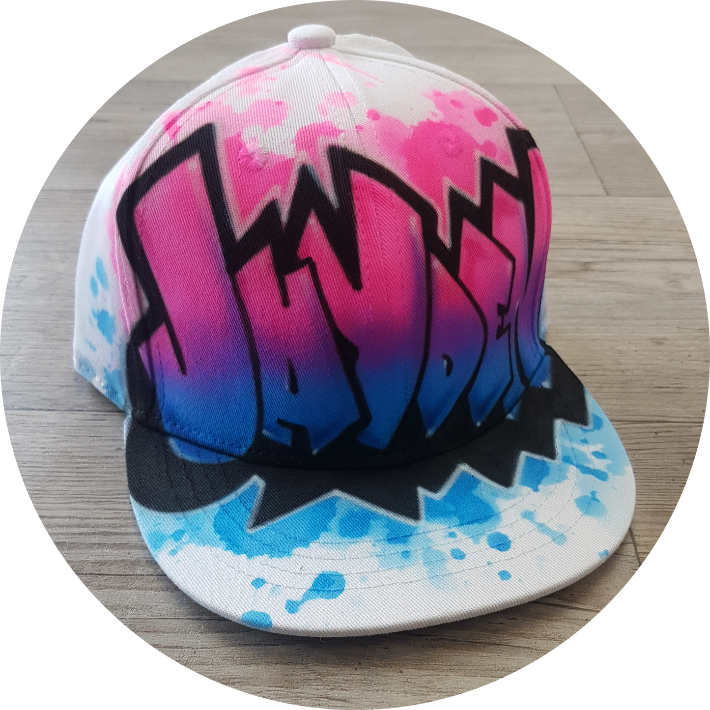 Airbrush Snapback Name Design 021