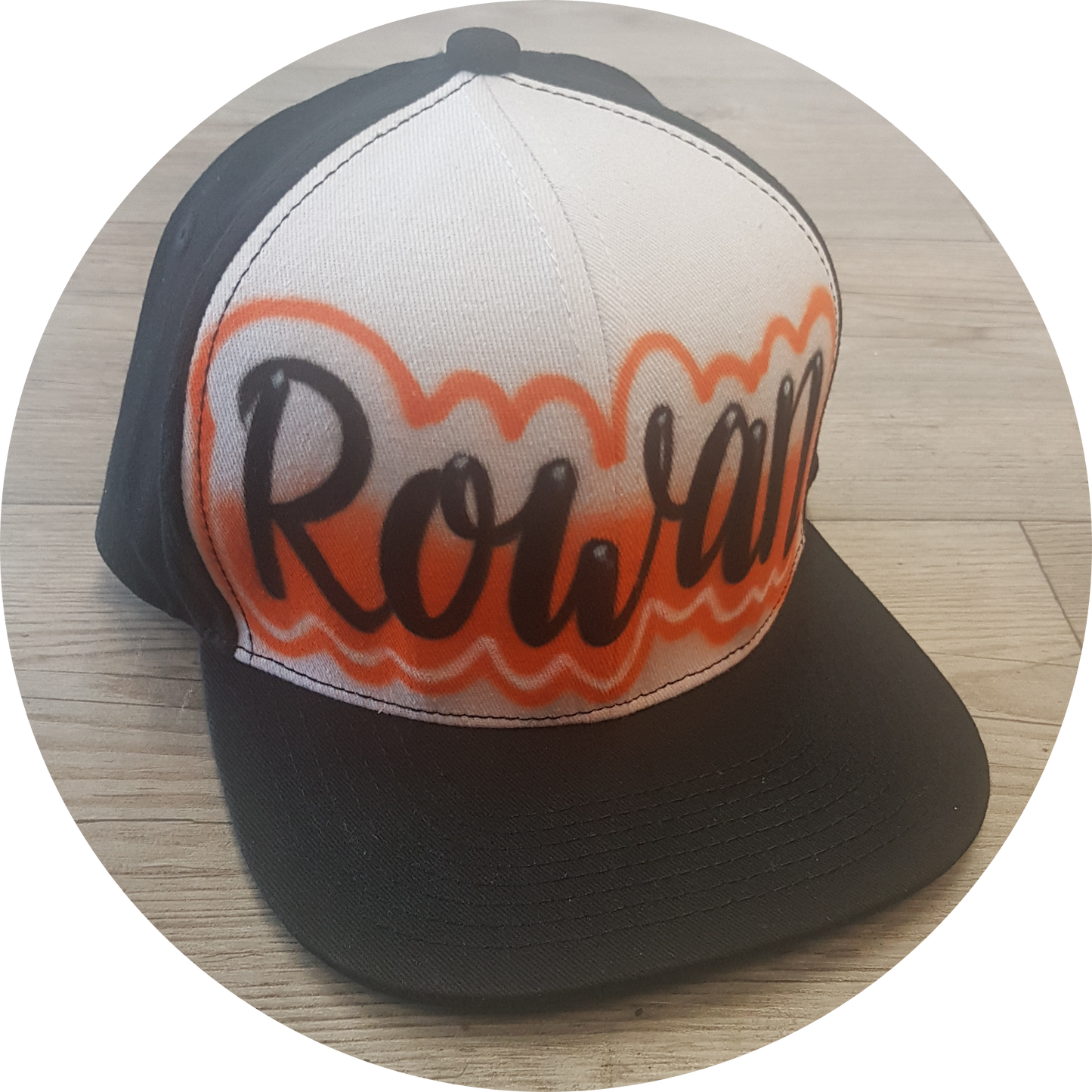 Airbrush Snapback Name Design 002