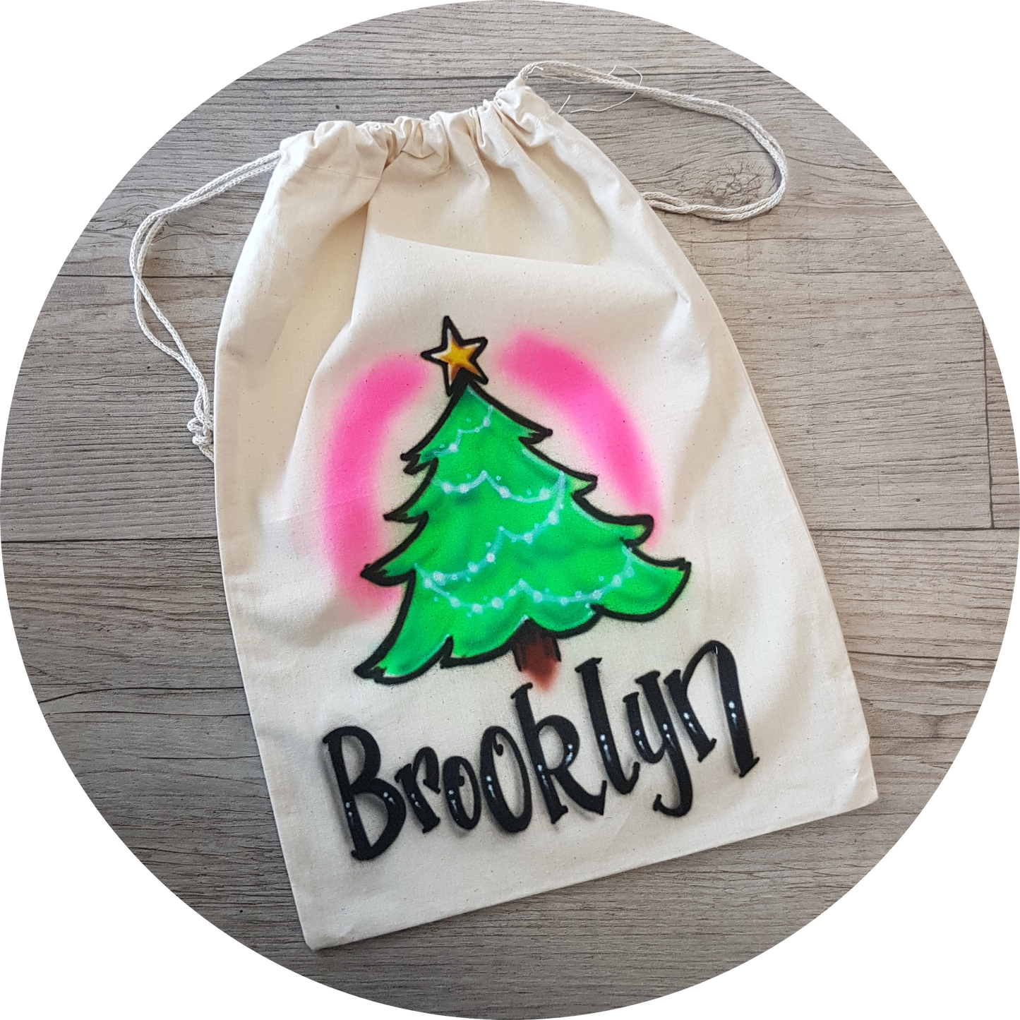 Airbrush Santa Sack 003