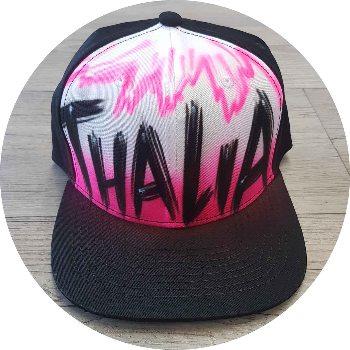 Airbrush Snapback Name Design 005
