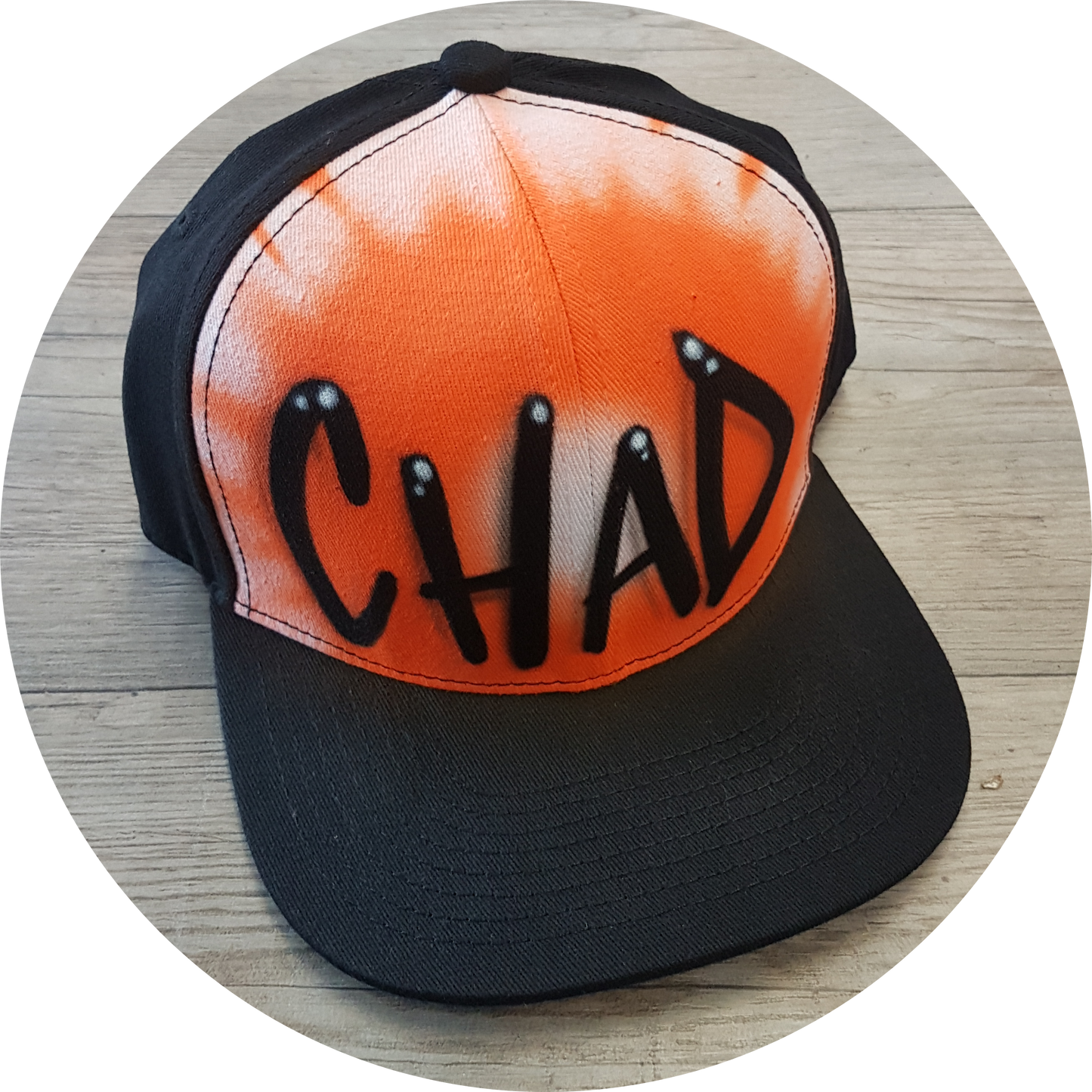Airbrush Snapback Name Design 004