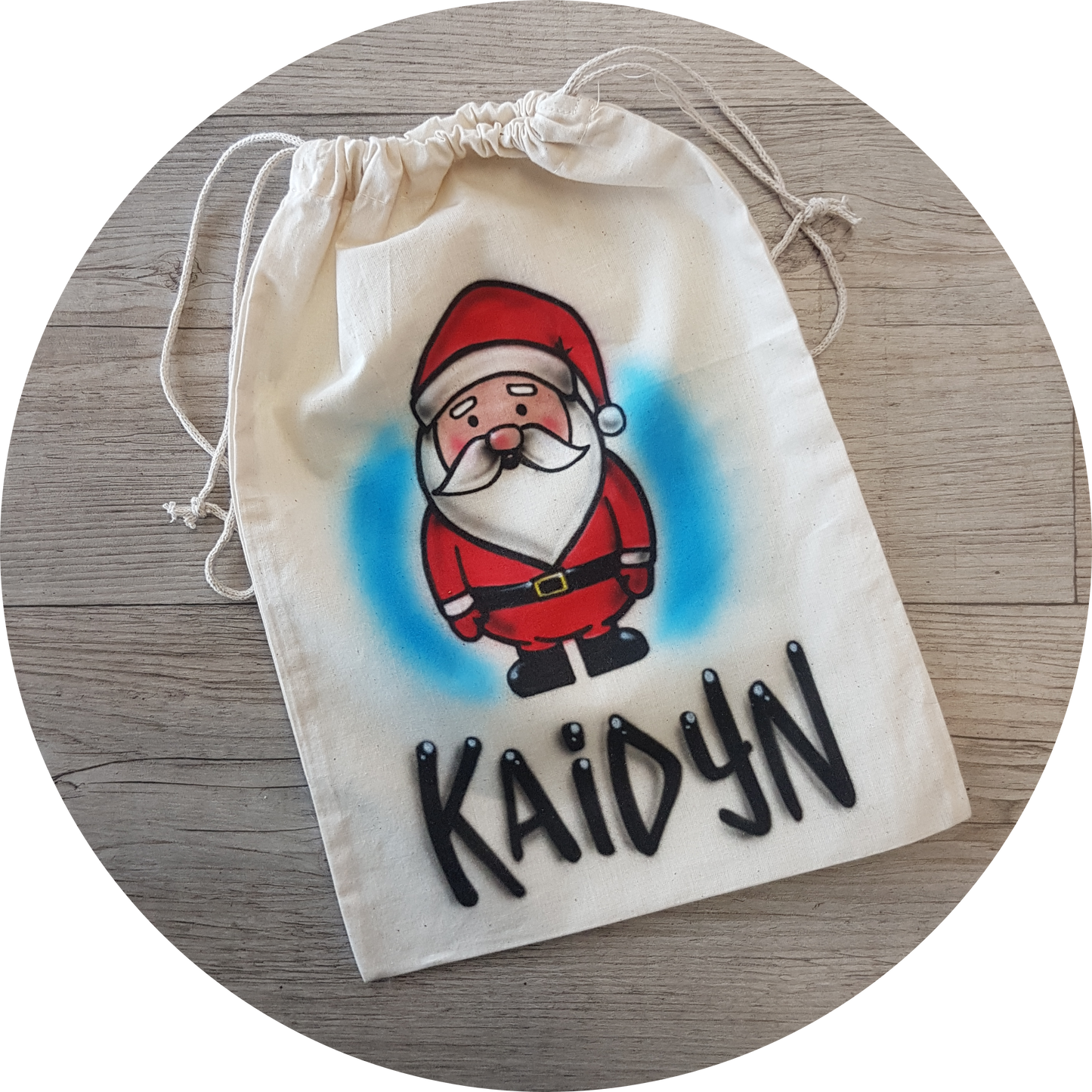 Airbrush Santa Sack 001