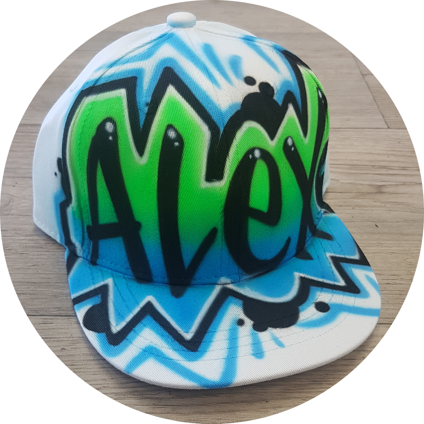 Airbrush Snapback Name Design 011