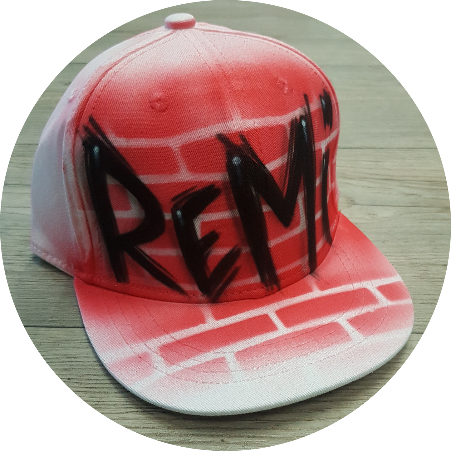 Airbrush Snapback Name Design 015