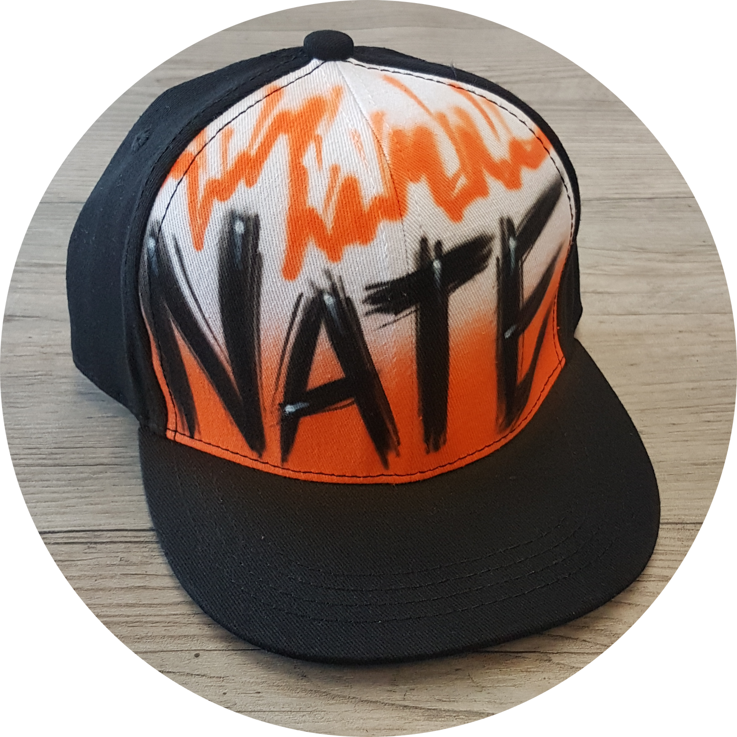 Airbrush Snapback Name Design 005
