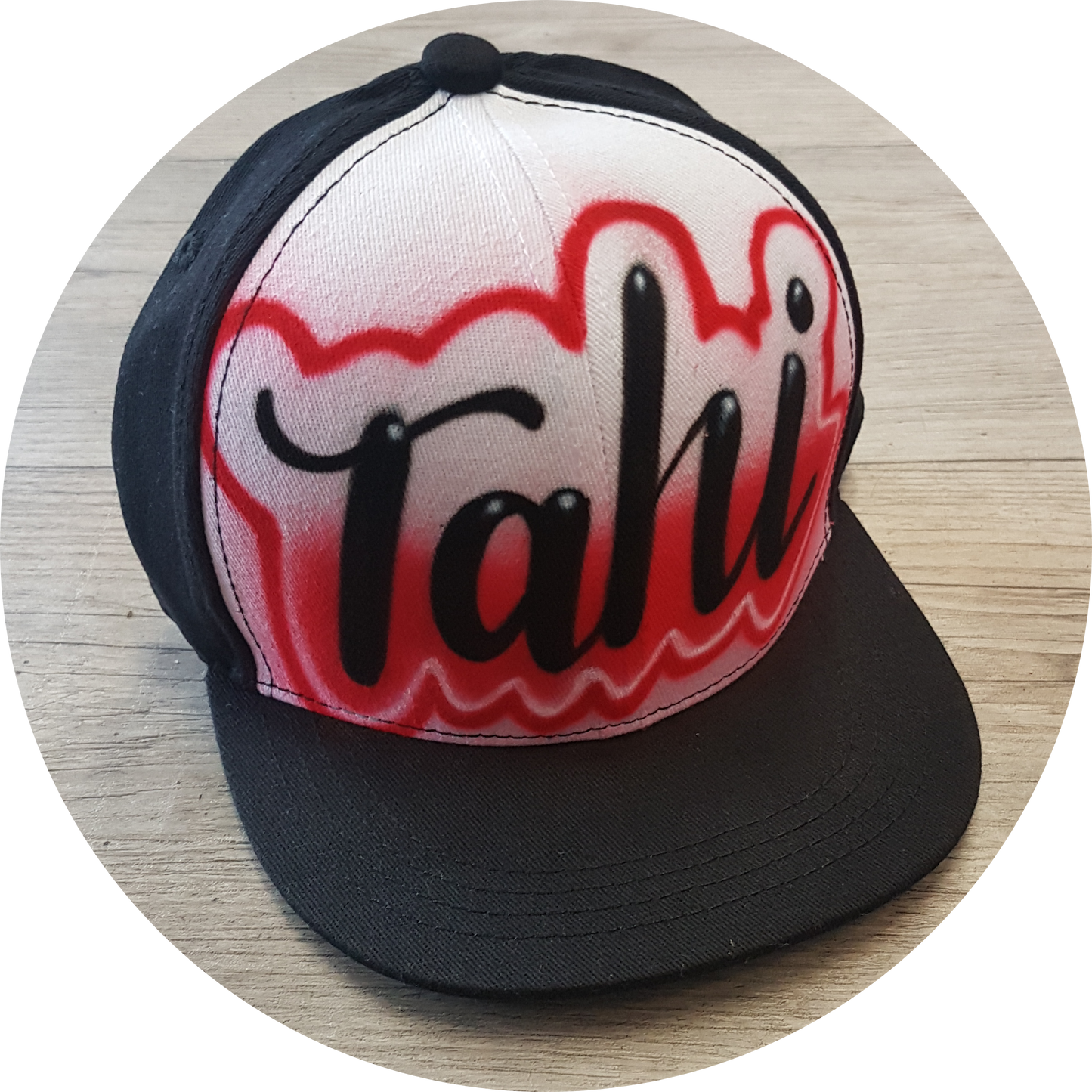 Airbrush Snapback Name Design 002