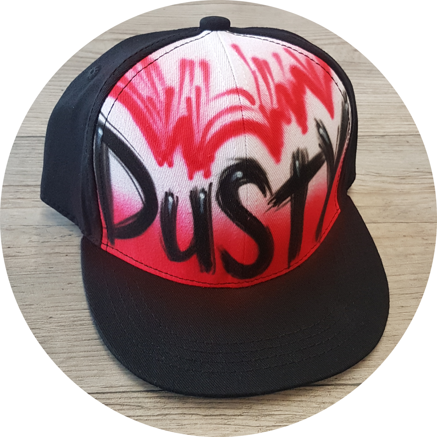 Airbrush Snapback Name Design 005
