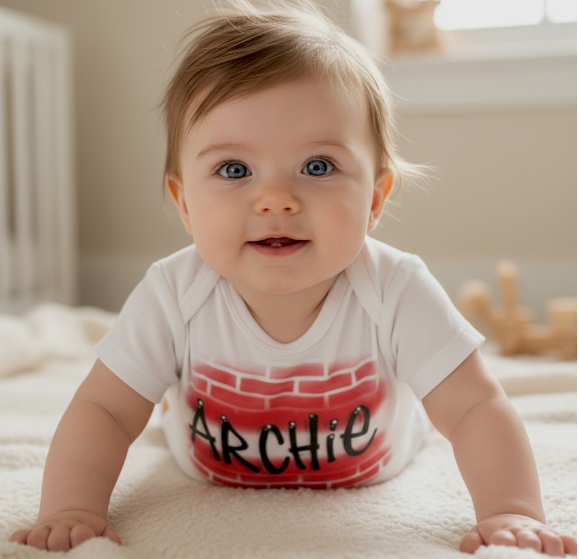 Airbrush Baby Onesie