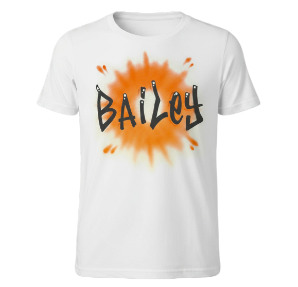 Airbrush T-shirt Name Design 004