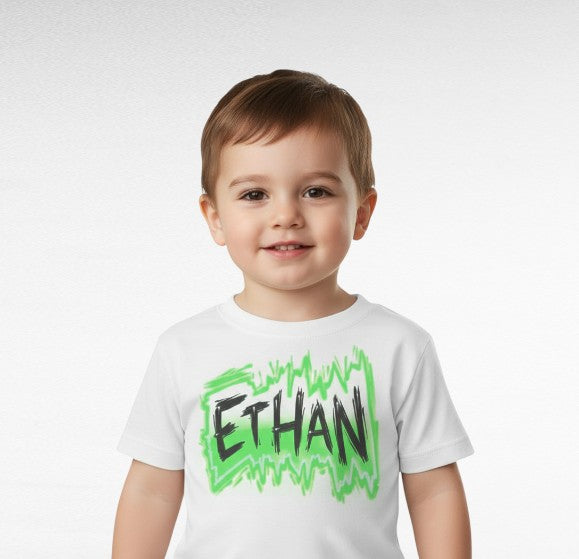 Airbrush T-shirt Name Design 005