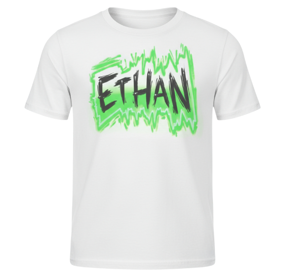 Airbrush T-shirt Name Design 005