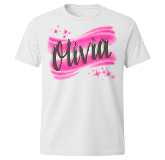 Airbrush T-shirt Name Design 006