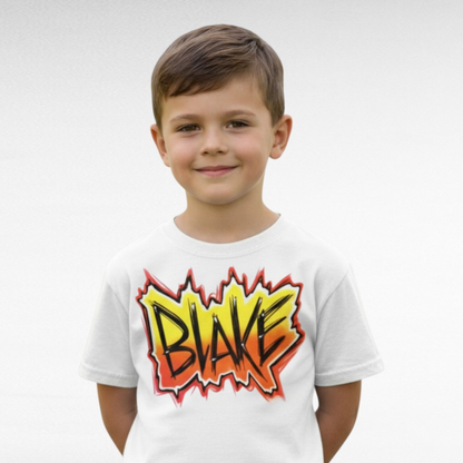 Airbrush T-shirt Name Design 010